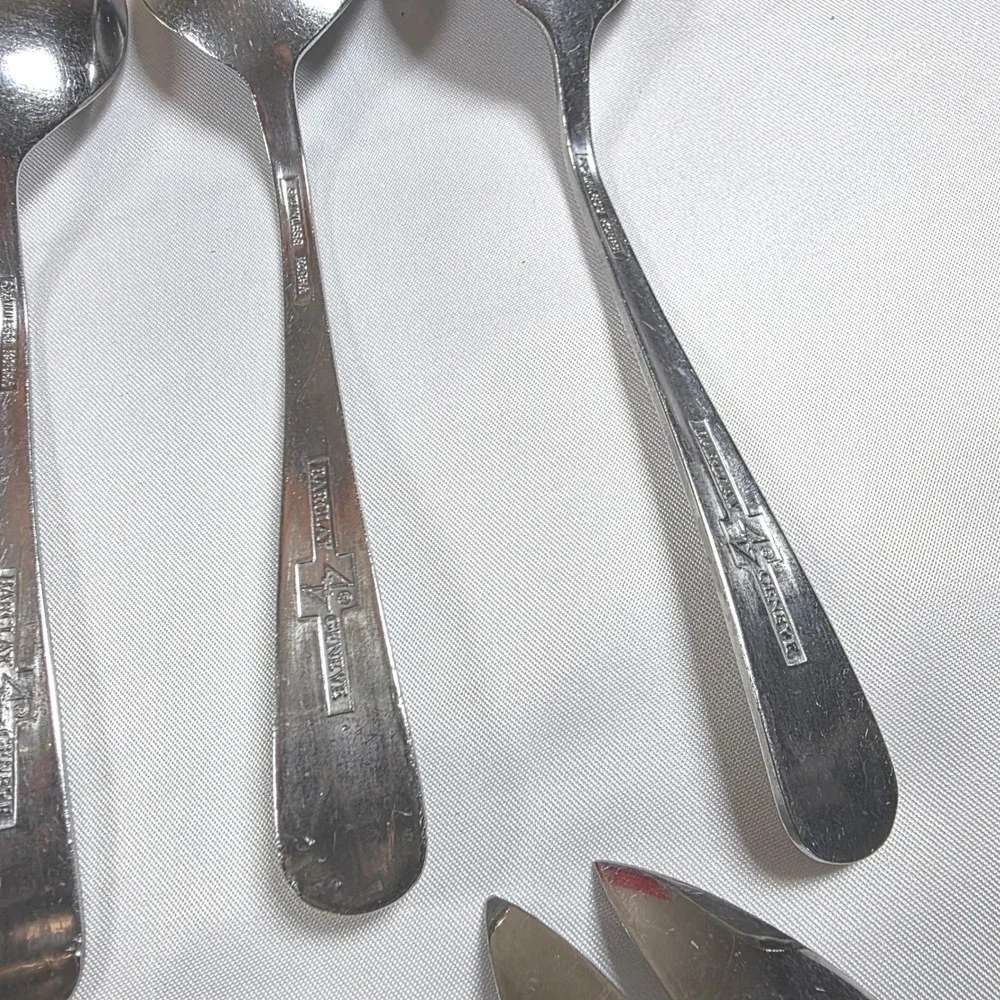 Barclay Geneve Oyster Bay Stainless Steel Flatware Set 12pc Heart Tip Korea S